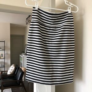 Target Black & White Striped Skirt
